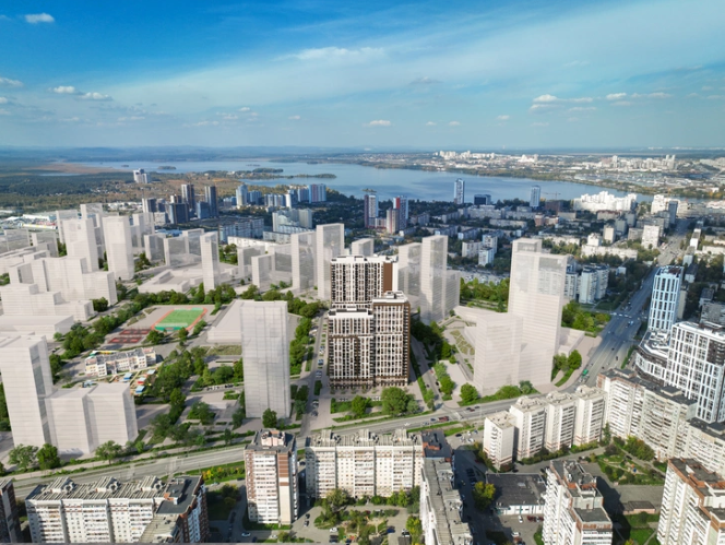 План застройки микрорайона. Осуществить его планируют к 2030 году; План застройки микрорайона. Осуществить его планируют к 2030 году;